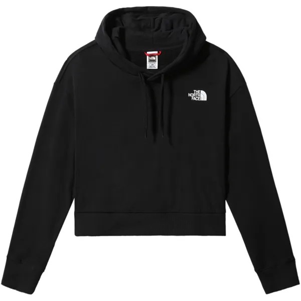 Женское трендовое укороченное худи The North Face, черный