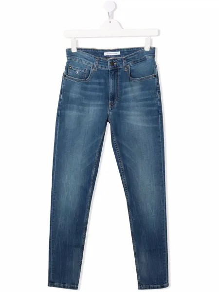 Calvin Klein Kids узкие джинсы средней посадки