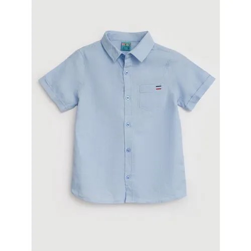 Рубашка CitCit, размер 128, голубой