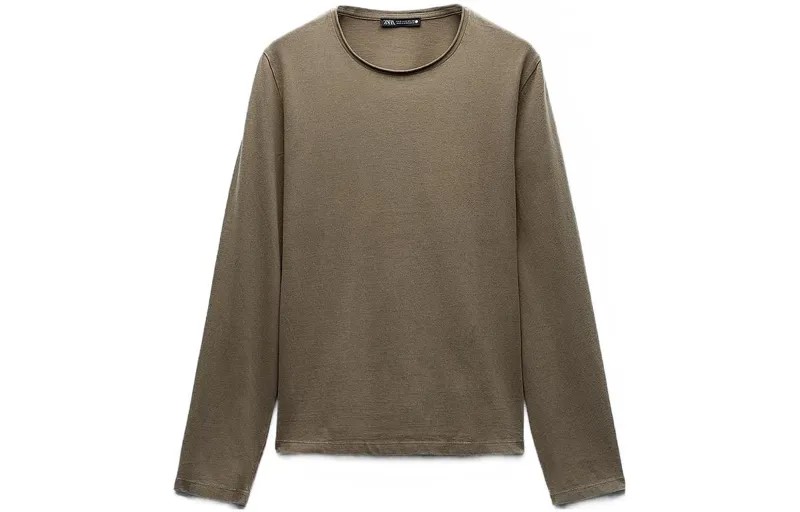 Футболка женская светло-хаки Zara