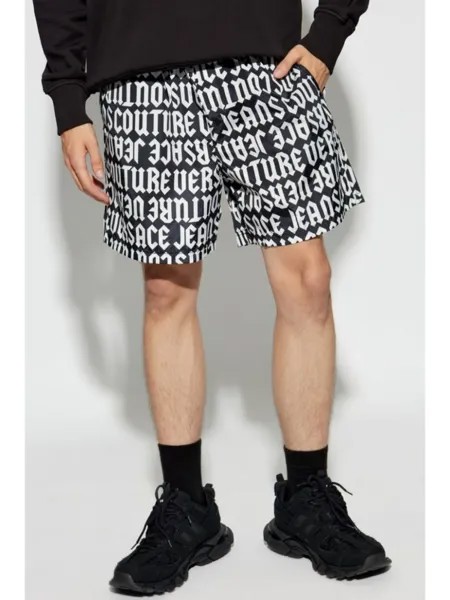 Versace Jeans Couture шорты с логотипом, черный