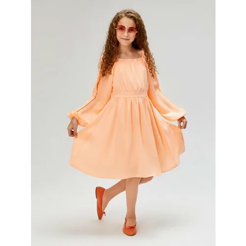 Платье Acoola, размер 140, оранжевый