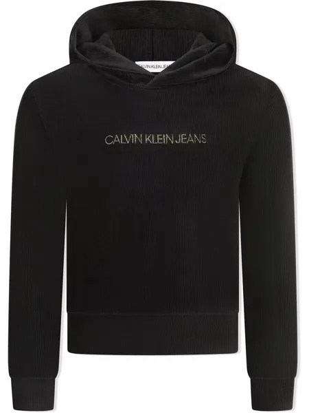 Calvin Klein Jeans худи с вышитым логотипом