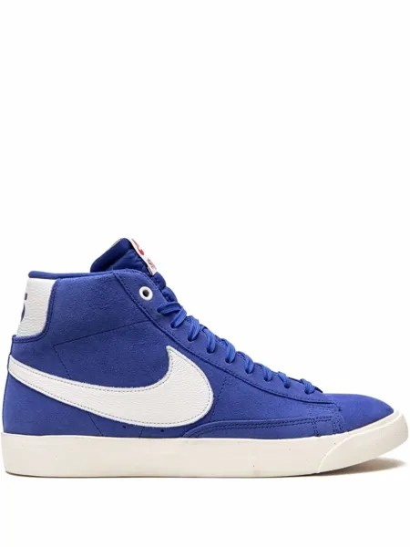 Nike кеды Blazer Mid из коллаборации с Stranger Things, синий