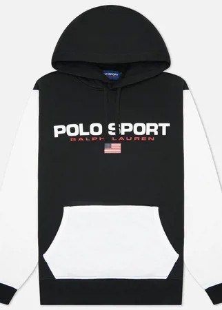 Мужская толстовка Polo Ralph Lauren Polo Sport Fleece Hoodie, цвет чёрный, размер M