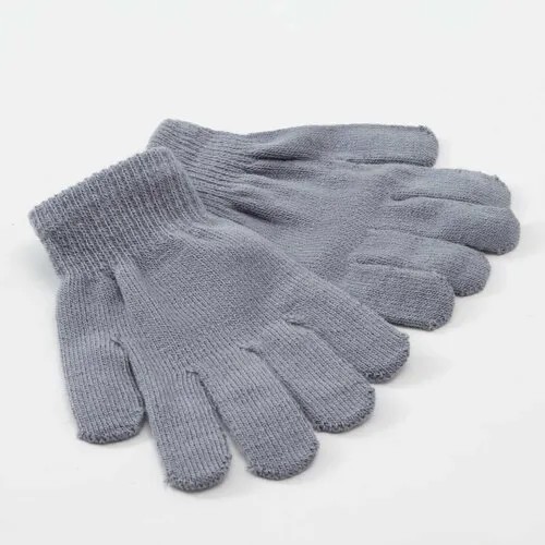 Перчатки Minaku, размер 16, серый