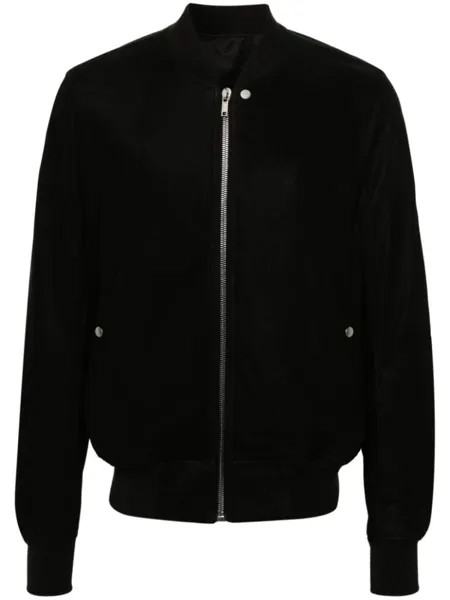 Кожаный бомбер Classic Flight Rick Owens, черный