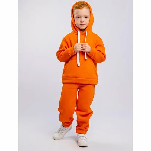 Комплект одежды , размер 128, оранжевый