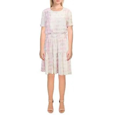 Многоуровневое летнее мини-платье Dolan Womens Gigi Tie Dye BHFO 1141