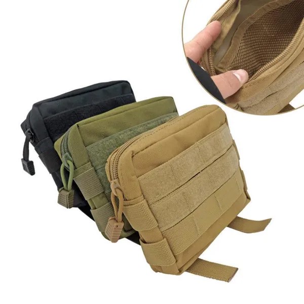 Тактические военные фанаты Molle Pouch Belt Талия Пакет Сумка для хранения Открытый спорт Военные сумки для хранения