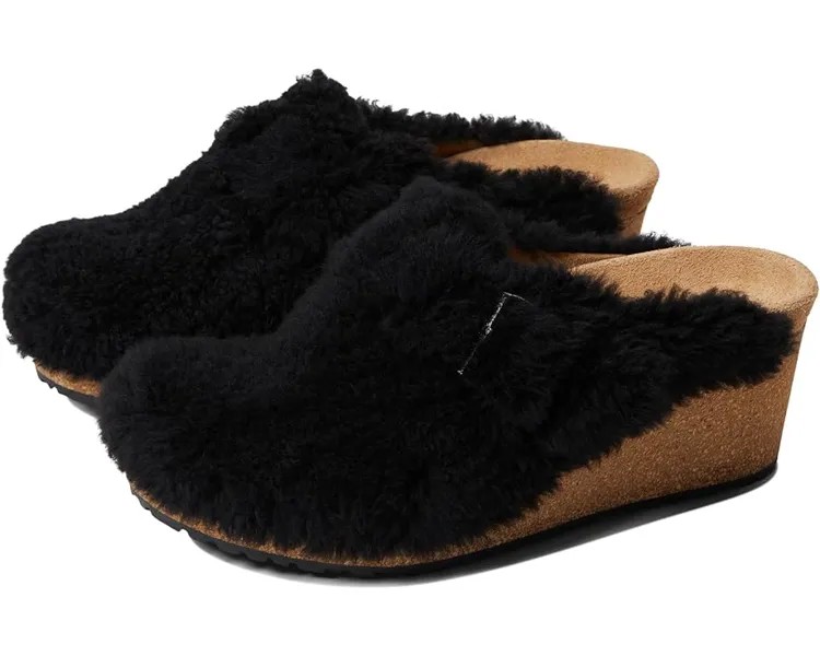 Туфли Birkenstock Fanny Teddy, цвет Black Shearling