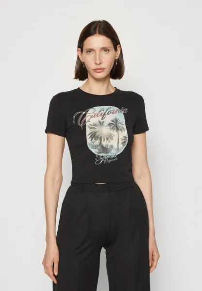 Футболка с принтом Guess Originals, черный
