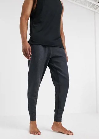 Темно-серые меланжевые джоггеры Nike Yoga Dri-FIT-Серый
