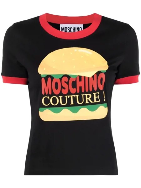 Moschino футболка с принтом