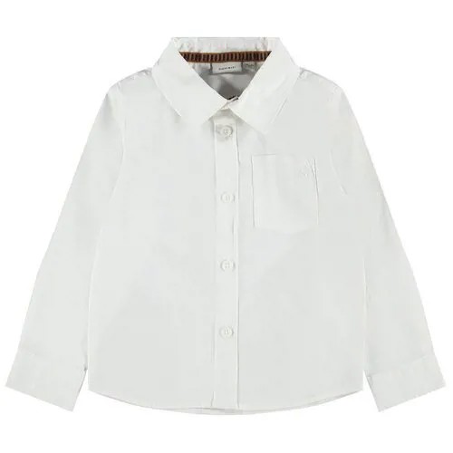 Name it, рубашка для мальчика, Цвет: белый, размер: 110