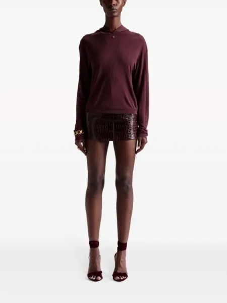Bally худи с логотипом, красный
