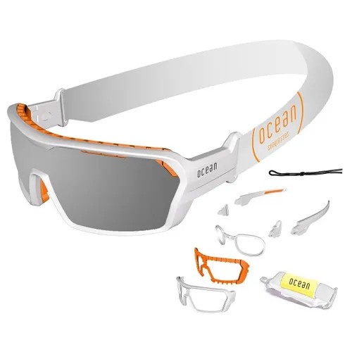 Солнцезащитные очки OCEAN OCEAN Chameleon Matt White / Revo Grey Polarized lenses, белый