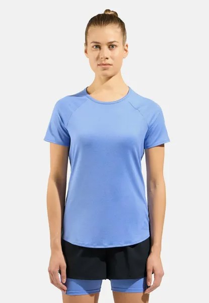 Спортивная футболка Crew Neck Essential ODLO, меланжевый персидский драгоценный камень