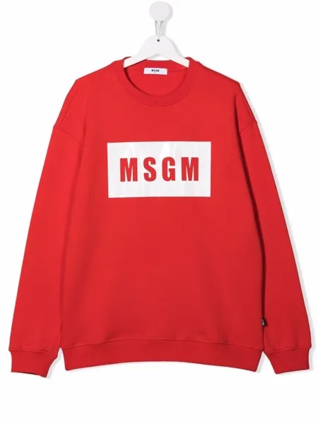 MSGM Kids толстовка с логотипом