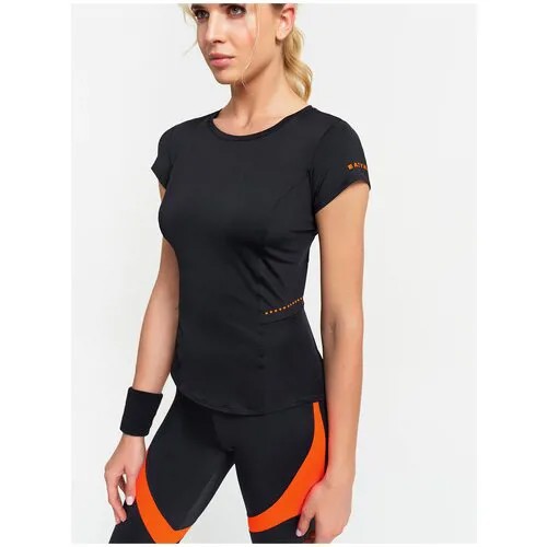 Футболка женская спортивная Comfort Create Yourself (XS, черный), EAZYWAY