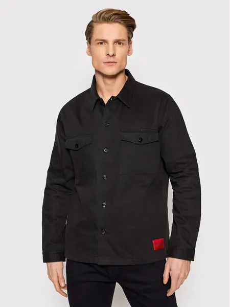 Джинсовая куртка regular fit Hugo, черный
