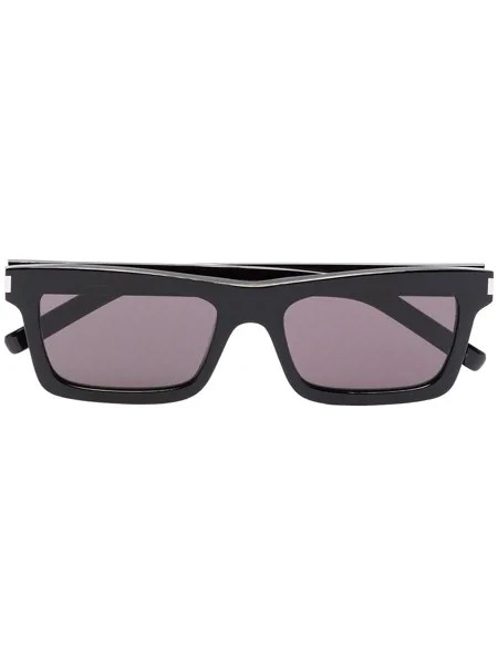Saint Laurent Eyewear солнцезащитные очки Betty в квадратной оправе