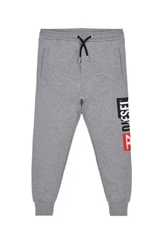 Серые спортивные брюки с флисовой подкладкой Diesel