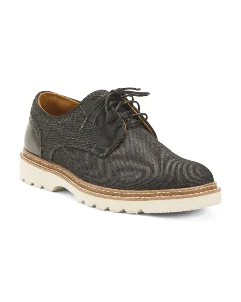 Мужские повседневные парусиновые оксфорды Steve Madden, черный