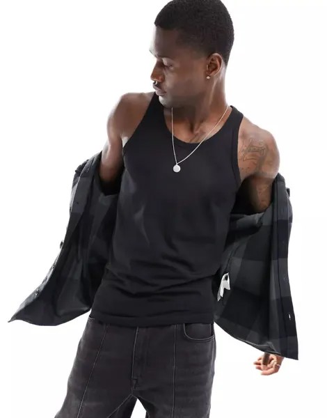 Черная майка Jack & Jones