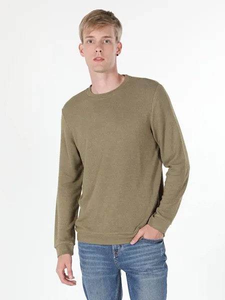 Лонгслив мужской Colin's CL1059906_Q1.V1 хаки L