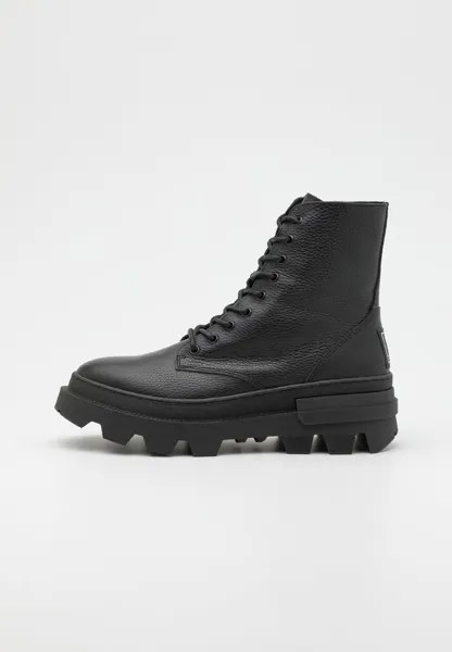 Ботильоны на шнуровке Steve Madden, черный