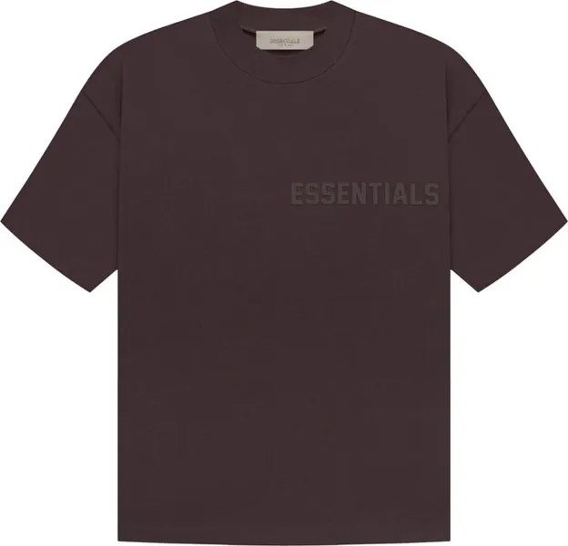 Футболка Fear of God Essentials Short-Sleeve Tee 'Plum', коричневый