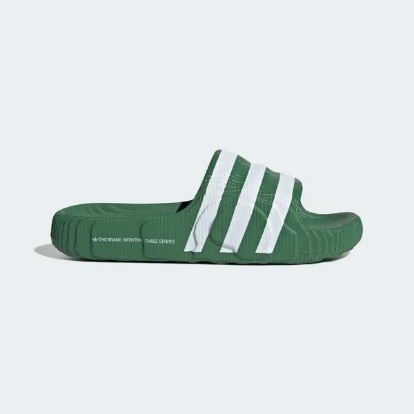 Adilette 22 Шлепанцы Adidas, цвет Preloved Green/Cloud White/Cloud White