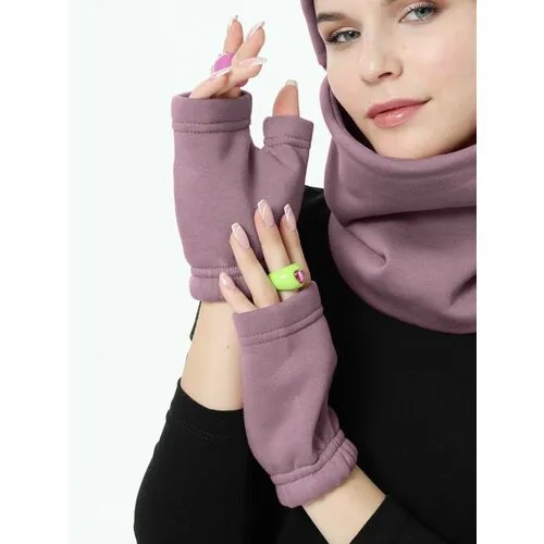 Митенки HIGH TEMP, размер ONE SIZE, розовый