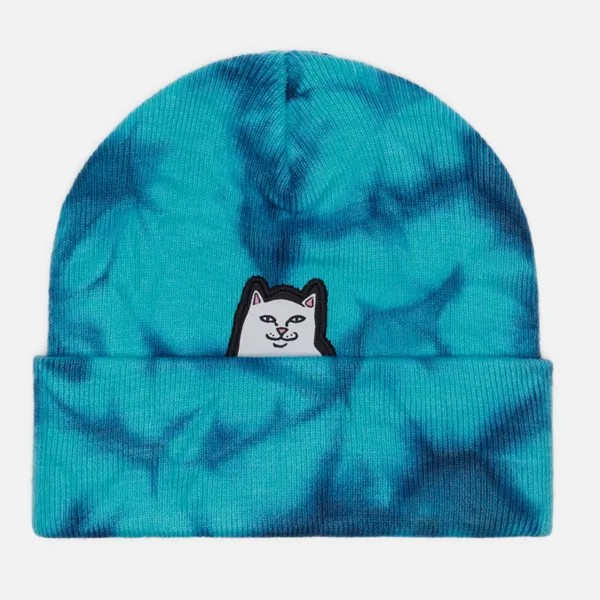 Шапка Ripndip Lord Nermal голубой, Размер ONE SIZE