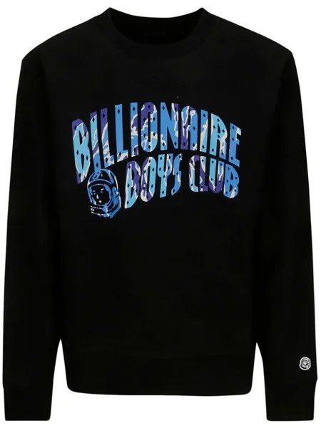 Billionaire Boys Club хлопковая толстовка с круглым вырезом и камуфляжным принтом, черный