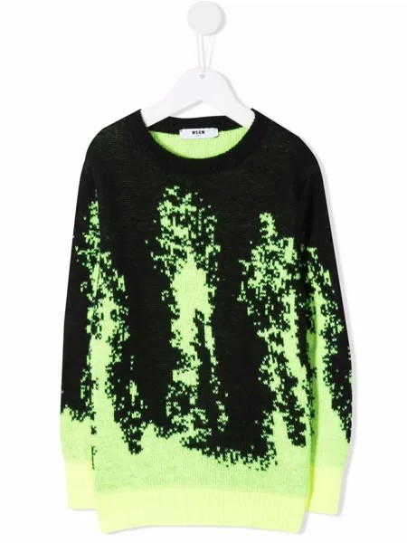MSGM Kids джемпер с принтом