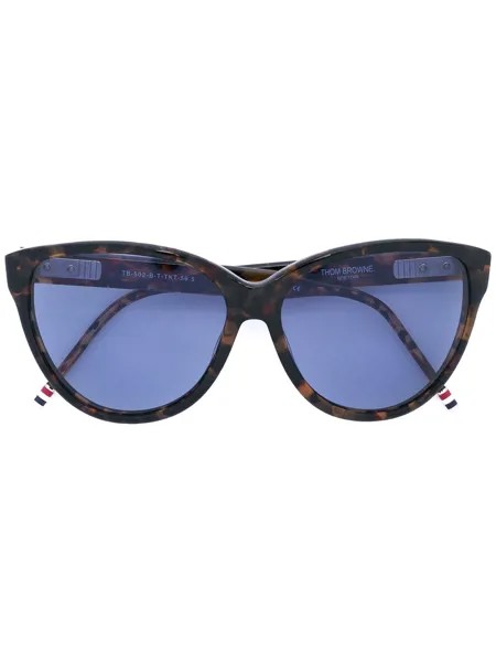 Thom Browne Eyewear солнцезащитные очки в оправе 'кошачий глаз'