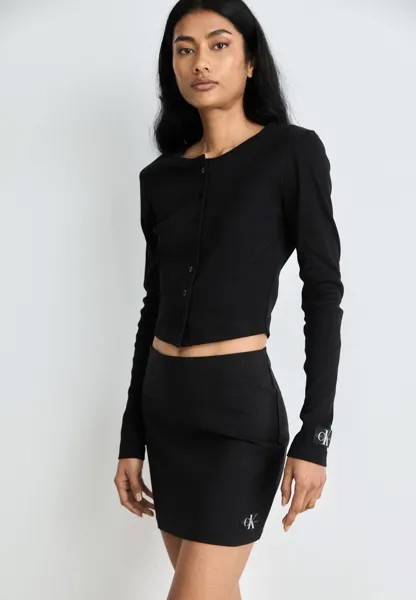 Мини-юбка Milano Skirt Calvin Klein, черная