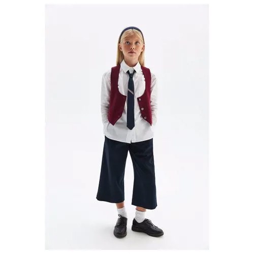 Классический жилет, Silver Spoon School, SSFSAG-129-23301-414, Размер 146, Цвет Красный