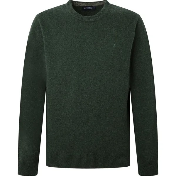 Свитер Hackett Lambswool Crew Neck, зеленый