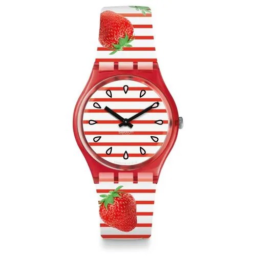 Наручные часы swatch, красный