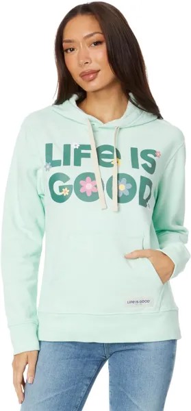 Толстовка Daisies Simply True Fleece Life is Good, цвет Sage Green