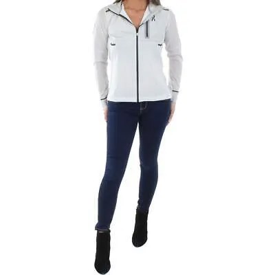 Женская серая водостойкая легкая куртка для активного отдыха с логотипом XL BHFO 6388