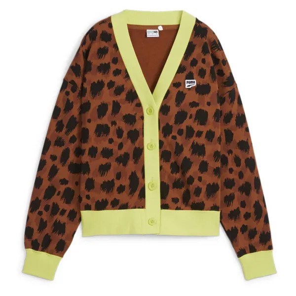 Кардиган Puma Downtown Kitten, коричневый