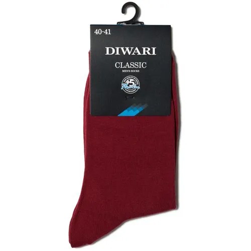 Носки Diwari, размер 25, бордовый, красный