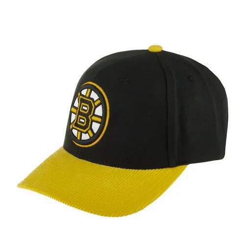 Бейсболка Mitchell & Ness, размер OneSize, черный/желтый