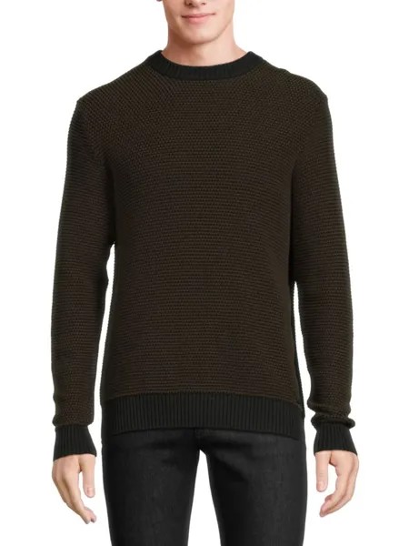 Текстурированный свитер Smarlon Hugo, цвет Black Brown