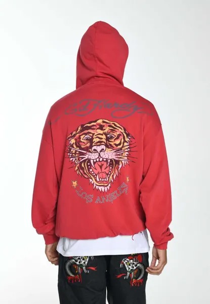 Толстовка Melrose Tiger Ed Hardy, красный