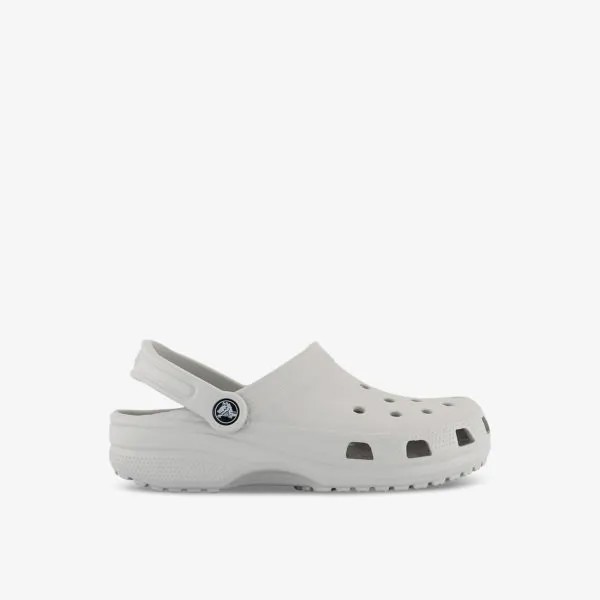 Классические резиновые сабо с фирменным тиснением Crocs, цвет atmosphere